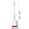 TOMYEUS Toilet Brush Toilet Brush Holder Household Toilet Cleaning Brush Bathroom Long Handle Soft Bristled Toilet Bowl Brush 360 No Dead Angle Cleaning Brushs Set Deep Cleaning Brush view 2