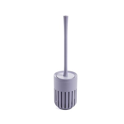 TOMYEUS Toilet Brush Toilet Brush Holder Household Wall-Mounted Toilet Bowl Brush Free Punching Bathroom Set Toilet Cleaning Brush 360 No Dead end Toilet Brushs Deep Cleaning Brush (Color : Purple)