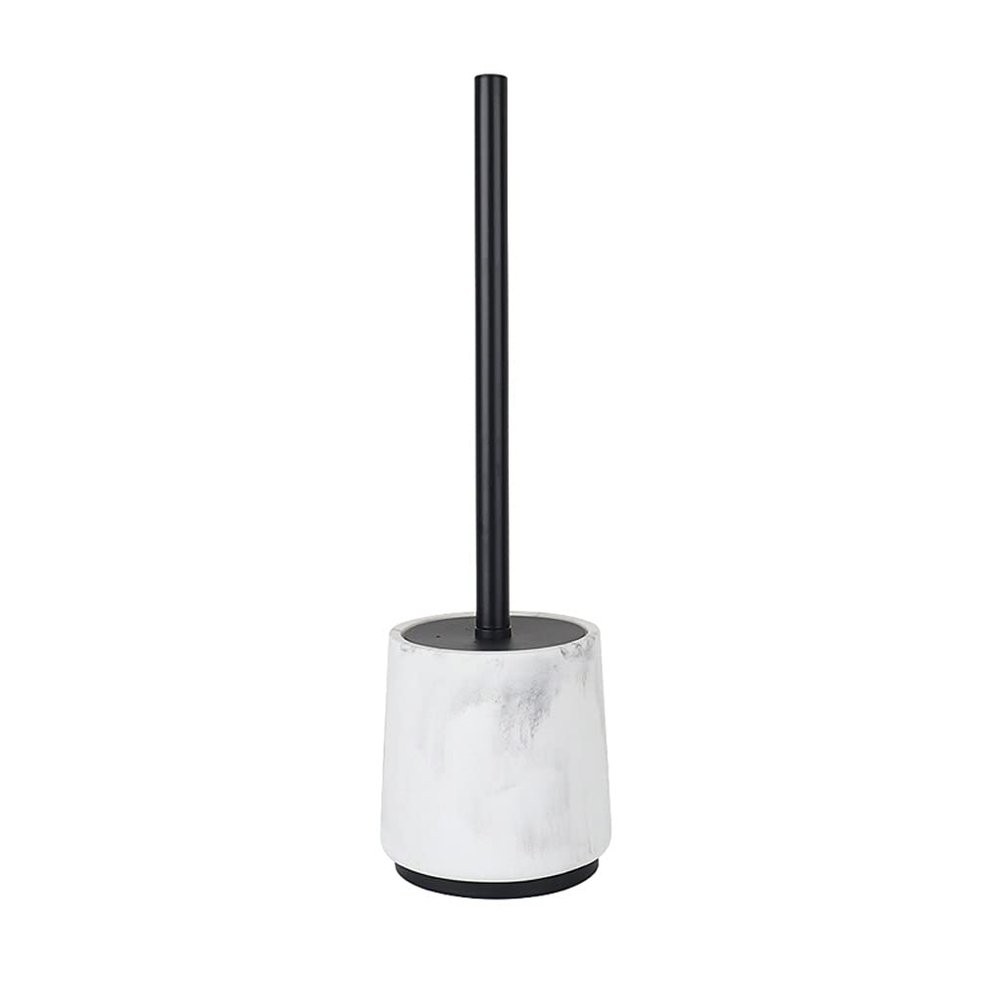 TOMYEUS Toilet Brush Toilet Brush Holder Household Floor Toilet Bowl Brush Bathroom 360 No Dead Angle Cleaning Brush with Base Toilet Brushs Deep Cleaning Brush