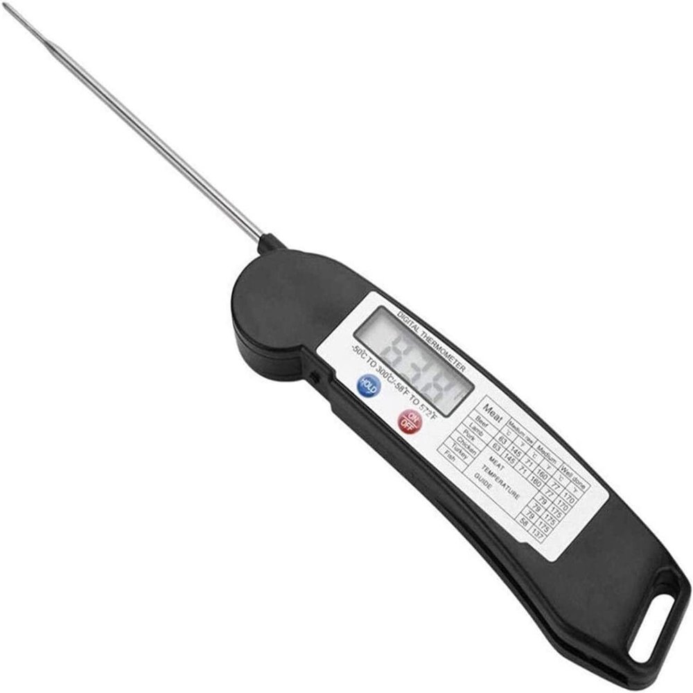 YOUOOK Instant Read Meat Thermometer - Best Waterproof Ultra Fast Thermometer with Calibration. Digital Food Thermometer for Kitchen, Outdoor Cooking, BBQ, and Grill
