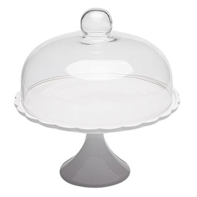 1 Pc Cake Display Stand Food Cover Nest Dessert Stand Cover Cake Plate Cover Footed Cake Stand with Dome Platter with Dome Cake Pans with Lids Cake Stands Glass Wedding Snack Plate