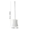 TOMYEUS Toilet Brush Toilet Brush Holder Bathroom Toilet Cleaning Brush with Base Household Long-Handled Soft Hair Toilet Bowl Brush Set Deep Cleaning Brush view 2