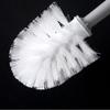 TOMYEUS Toilet Brush Toilet Brush Holder Household Wall-Mounted Toilet Bowl Brush Punch-Free Bathroom 360 No Dead Angle Cleaning Brush Set Deep Cleaning Brush (Color : White) view 4