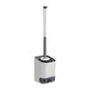 TOMYEUS Toilet Brush Toilet Brush Holder Household Wall-Mounted Soft Hair Toilet Cleaning Brush Bathroom Long Handle Cleaning Brushs Silicone Toilet Bowl Brush Set Deep Cleaning Brush view 1