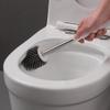TOMYEUS Toilet Brush Toilet Brush Holder Household Wall-Mounted Soft Hair Toilet Cleaning Brush Bathroom Long Handle Cleaning Brushs Silicone Toilet Bowl Brush Set Deep Cleaning Brush view 4