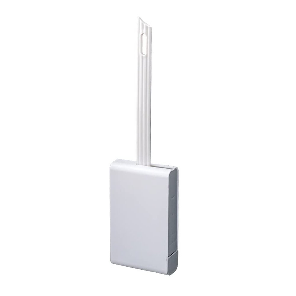 TOMYEUS Toilet Brush Toilet Brush Holder Household Wall-Mounted Toilet Cleaning Brush Bathroom Long Handle Cleaning Brushs Modern Durable Toilet Bowl Brush Set Deep Cleaning Brush (Color : White)