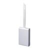 TOMYEUS Toilet Brush Toilet Brush Holder Household Wall-Mounted Toilet Cleaning Brush Bathroom Long Handle Cleaning Brushs Modern Durable Toilet Bowl Brush Set Deep Cleaning Brush (Color : White) view 1