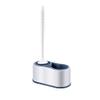 TOMYEUS Toilet Brush Toilet Brush Holder Household Wall-Mounted Toilet Bowl Brush Bathroom Toilet Cleaning Brush Silicone Cover Device Shelf Toilet Brushs Deep Cleaning Brush (Color : Gris) view 2