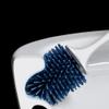 TOMYEUS Toilet Brush Toilet Brush Holder Household Wall-Mounted Toilet Bowl Brush Bathroom Toilet Cleaning Brush Silicone Cover Device Shelf Toilet Brushs Deep Cleaning Brush (Color : Gris) view 4
