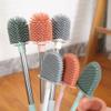 Toilet Brush Toilet Brush Holder Household Wall-mounted Toilet Bowl Brush Bathroom Long Handle Soft Bristles Cleaning Brush 360 No Dead Angle Toilet Brushs Set Deep Cleaning Brush ( Color : A ) view 3