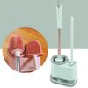 Toilet Brush Toilet Brush Holder Household Wall-mounted Toilet Bowl Brush Bathroom Long Handle Soft Bristles Cleaning Brush 360 No Dead Angle Toilet Brushs Set Deep Cleaning Brush ( Color : A ) view 4