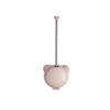 Toilet Brush Toilet Brush Holder Household Wall-mounted Toilet Bowl Brush Bathroom Long Handle Cleaning Brush with Base 360 No Dead Angle Toilet Cleaning Brushs Deep Cleaning Brush ( Color : Pink ) view 1