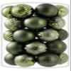 34ct Dark Green Christmas Ball Ornaments Shatterproof Plastic Christmas Tree Decorations for Xmas Party Home Office Holiday Decor -Medium Size (2.36"/ 60mm) view 1