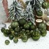 34ct Dark Green Christmas Ball Ornaments Shatterproof Plastic Christmas Tree Decorations for Xmas Party Home Office Holiday Decor -Medium Size (2.36"/ 60mm) view 4