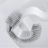 TOMYEUS Toilet Brush Toilet Brush Holder Household Wall-Mounted Toilet Cleaning Brush Bathroom Long Handle Soft Bristles Cleaning Brushs 360 No Dead Angle Toilet Bowl Brush Set Deep Cleaning Brush view 3