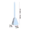 Toilet Brush Toilet Brush Holder Household Wall-mounted Toilet Cleaning Brush Bathroom Long Handle Silicone Toilet Bowl Brush 360 No Dead Angle Cleaning Brushs Set Deep Cleaning Brush ( Color : C ) view 2