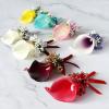 MEUMITY 6 PCS Artificial Calla Lily Corsage for Wedding,Handmade Silk Flower with Ribbon Groom and Best Man Boutonniere Bride Bridesmaid Corsage for Wedding Anniversary Formal Dinner Party,Milk White view 2