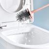 TOMYEUS Toilet Brush Toilet Brush Holder Household Toilet Cleaning Brush Bathroom Long Handle Toilet Bowl Brush 360 No Dead End Toilet Brushs with Base Set Deep Cleaning Brush (Color : White) view 3