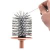 TOMYEUS Toilet Brush Toilet Brush Holder Household Toilet Cleaning Brush Bathroom Long Handle Toilet Bowl Brush 360 No Dead End Toilet Brushs with Base Set Deep Cleaning Brush (Color : White) view 4