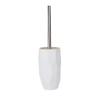 TOMYEUS Toilet Brush Toilet Brush Holder Household Floor-Standing Toilet Cleaning Brush with Cover 360 No Dead end Toilet Bowl Brush Replaceable Brushs Set Deep Cleaning Brush (Color : White) view 1