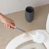 TOMYEUS Toilet Brush Toilet Brush Holder Household Floor-Standing Toilet Cleaning Brush with Cover 360 No Dead end Toilet Bowl Brush Replaceable Brushs Set Deep Cleaning Brush (Color : White) view 4
