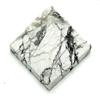 White Howlite Pyramid 2 Inch  Gemini Virgo Birthstone Crown Chakra view 1