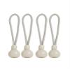 Universal Bungee Tie Down,Outdoor Blinds Parts,Weather Resistance,for Exterior Roller Shades and Outdoor Roller Blinds,Original Length 4 Inch(Sand,4 pcs) view 1