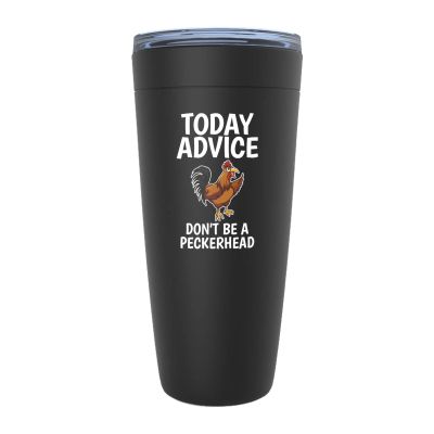 Farmer Black Viking Tumbler 20oz - Today Advice - Farmhouse Roaster Chicken Chicks Pecker Grower Barnyard Hatcher Cattle Agricultur Ranchers