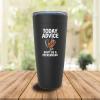 Farmer Black Viking Tumbler 20oz - Today Advice - Farmhouse Roaster Chicken Chicks Pecker Grower Barnyard Hatcher Cattle Agricultur Ranchers view 2