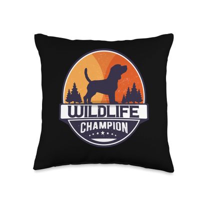 Beagle Dog Breed Throw Pillow