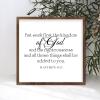 Alioyoit 7x7in Hanging Wall Sign with Bible Verse but Seek Ye First the Kingdom of God and His Righteousness and All These Things Shall Be Added Unto You Frame Wooden Plaque for Farmhouse Wall Decor view 1