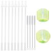 8-pack Replacement Straws for 1/Half Gallon Water Bottle (64 oz/ 128 oz Jug),Reusable Silicone Straw Cut Short to Fit any Big Jug Bottle with Spout Lid/Cap (8 Straws+4 Cleaner Brushes) view 1