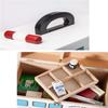 Family First Aid Box,Portable Medicine Chest Storage,Medicine Cabinets Wood Storage Box Family First Aid Box Medicine Chest Medicine Box Organizer Lidded Storage Bins Storage Case Blue 32X18X21CM view 4