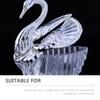 24Pcs Wedding Candy Boxes Swan Shaped Candy Containers Packing Boxes Ornament Fillable Pouch Party Favors for Wedding Bridal Shower Party Supplies Silver view 4