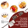 Fall Maple Leaf String Lights Plug in 120V UL Certified, Thanksgiving Decorations Fall Garland Lights String 8ft with Traditional 35 Incandescent Bulbs for Halloween Garland Fall Decor for Outdoor view 3