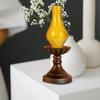 KALLORY Frosted Glass Lampshade 9.96X5.11X5.11 Inch Replacement Lamp Shade for Wall Sconce Oil Lamp Light Cover Decorative Glass Shade for Bedroom Living Room view 3