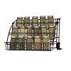GMSLuu 3-Tier Retractable Metal Spice Organizer, Pull Down Design, Black view 1