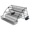 GMSLuu 3-Tier Retractable Metal Spice Organizer, Pull Down Design, Black view 2