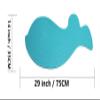 Bathroom Shower Mat Non Slip Bath Tub Mat Whale Shape Soft Rubber Safe Shower Mats with Suction Cups Bathmats for Tub 29 x 14Inches (Green) view 2