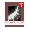Poster Palooza 8.5x11 Mat Bevel Cut for 6x8 Photos - Acid Free Maroon Red Precut Matboard - For Pictures, Photos, Framing - 4-ply Thickness view 1