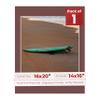 Poster Palooza 16x20 Mat Bevel Cut for 14x16 Photos - Acid Free Maroon Red Precut Matboard - For Pictures, Photos, Framing - 4-ply Thickness view 1