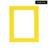 Poster Palooza 11.5x17 Mat Bevel Cut for 8.5x11 Photos - Acid Free Yellow Precut Matboard - For Pictures, Photos, Framing - 4-ply Thickness view 2