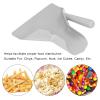 French Fry Scoop, Right-Handed Design, Food Grade Polycarbonate, 9.3 x 8.1 Inch, Non-Slip Handle, for Chips, Popcorn, Candy view 2