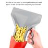 French Fry Scoop, Right-Handed Design, Food Grade Polycarbonate, 9.3 x 8.1 Inch, Non-Slip Handle, for Chips, Popcorn, Candy view 4