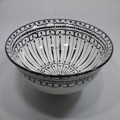 15" ROUND TALAVERA SINK (Semi-Recessed) drop in mexican handmade ceramic