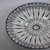 15" ROUND TALAVERA SINK (Semi-Recessed) drop in mexican handmade ceramic view 3