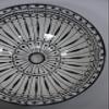 15" ROUND TALAVERA SINK (Semi-Recessed) drop in mexican handmade ceramic view 4