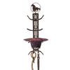 BestGiftEver Rustic Western Country Metal Horse 4 Cowboy Hat Rack Wall Mounted/Over The Door Holder view 1