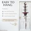 BestGiftEver Rustic Western Country Metal Horse 4 Cowboy Hat Rack Wall Mounted/Over The Door Holder view 2