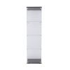 Henf 64'' Glass-Door Display Cabinet, 4-Shelf Curio Cabinet Collection Display Case with Tempered Glass Door, Floor Standing Bookshelf for Living Room Bedroom Office view 4